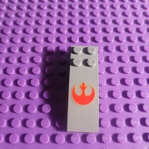 Star WarsLEGO Star Wars Dark Bluish Gray Scout Speeder Slope Curved 6 x 2 Rebel